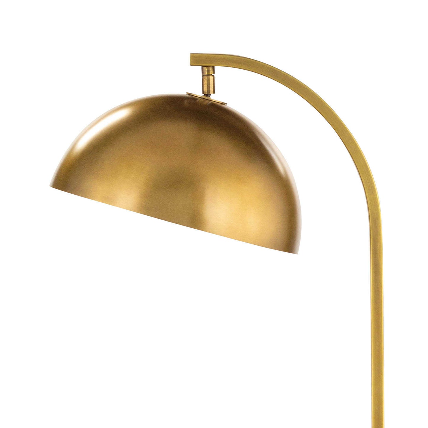 Regina Andrew Otto Floor Lamp in Natural Brass