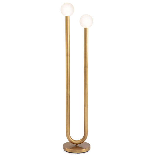 Regina Andrew Happy Floor Lamp in Natural Brass