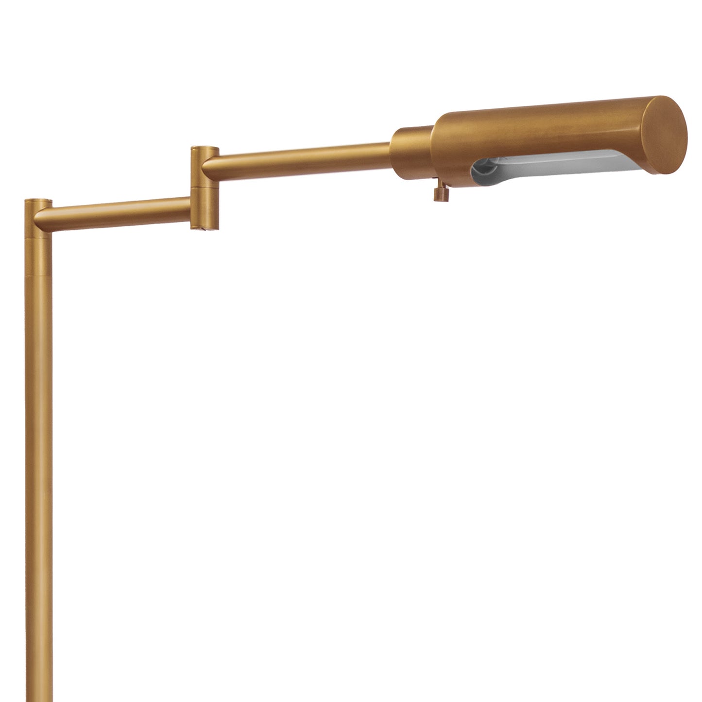 Regina Andrew Noble Floor Task Reading Lamp in Natural Brass