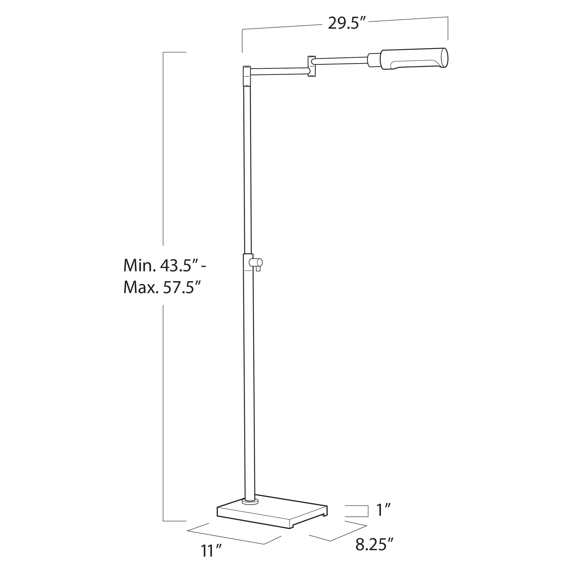 Regina Andrew Noble Floor Task Reading Lamp in Oil Rubbed Bronze