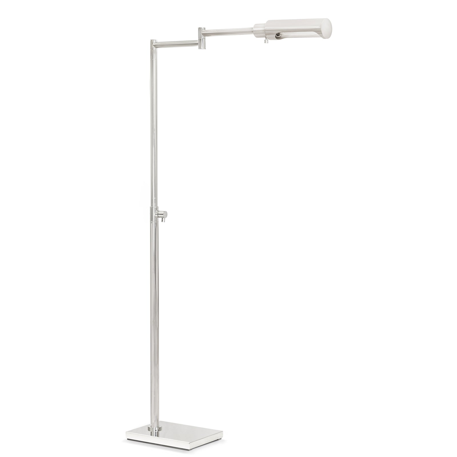 Regina Andrew Noble Floor Task Reading Lamp in Polished Nickel