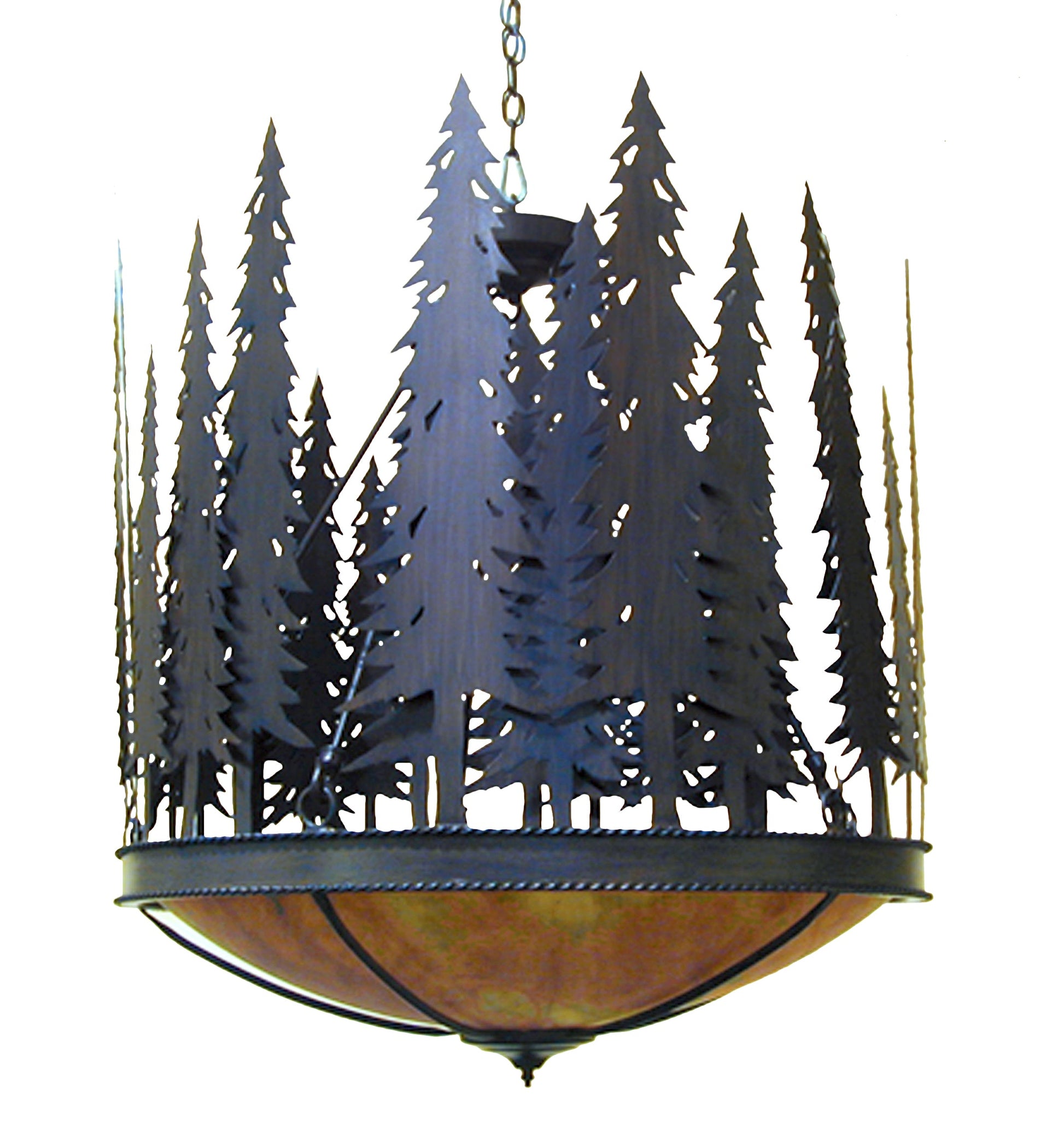30" Tall Pines Inverted Pendant by 2nd Ave Lighting