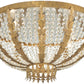 32" Chrisanne Crystal Flushmount by 2nd Ave Lighting