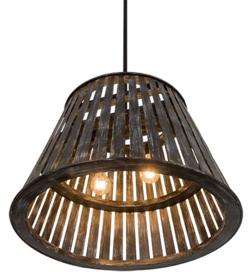 31" Peach Basket Pendant by 2nd Ave Lighting