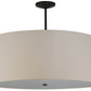 36" Cilindro Textrene Pendant by 2nd Ave Lighting