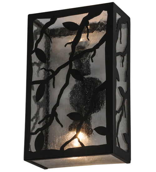 10" Branches with Leaves Wall Sconce by 2nd Ave Lighting