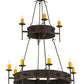 48" Lorenzo 12-Light Two Tier Chandelier by 2nd Ave Lighting