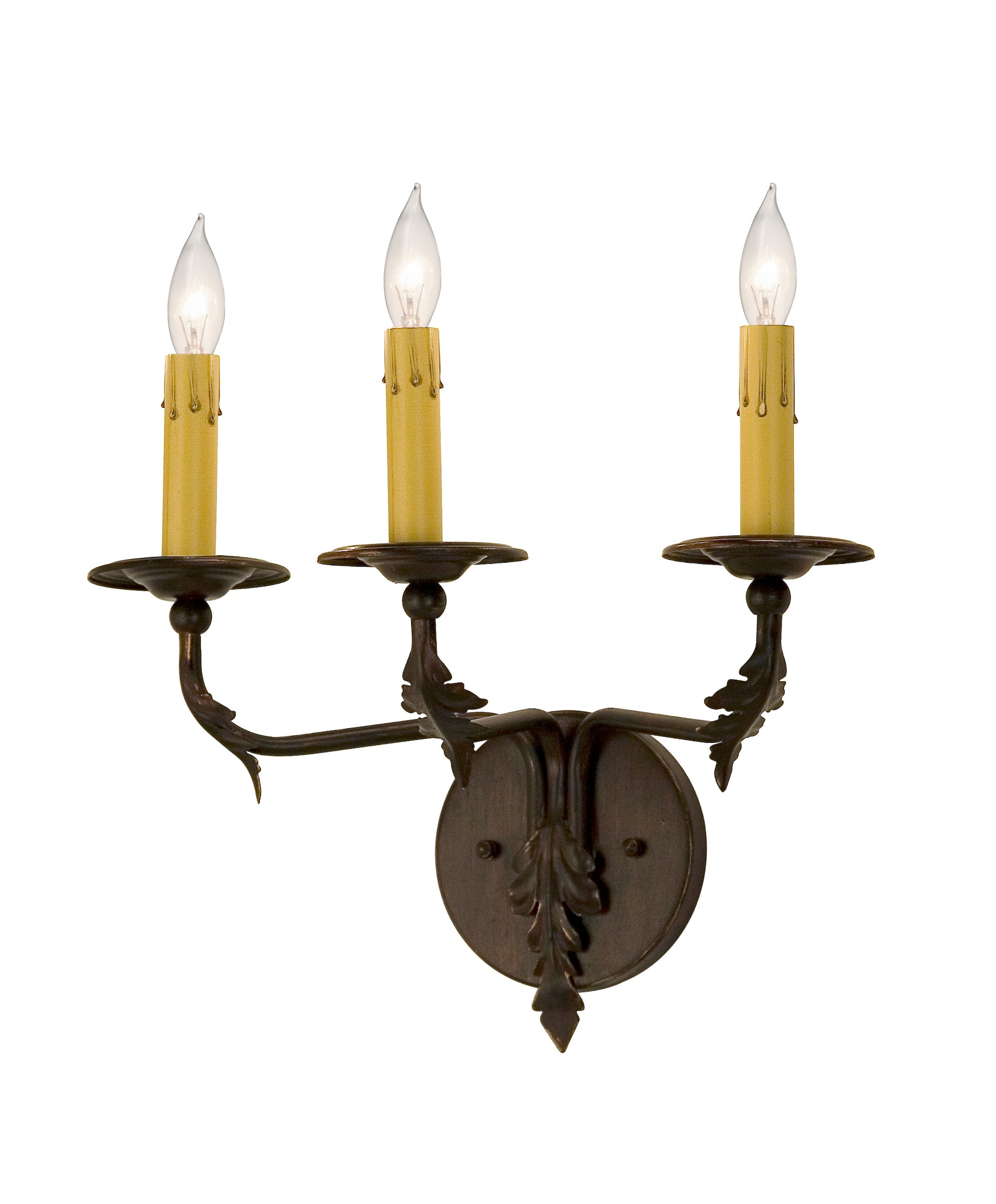 14" Sergius 3-Light Wall Sconce by 2nd Ave Lighting