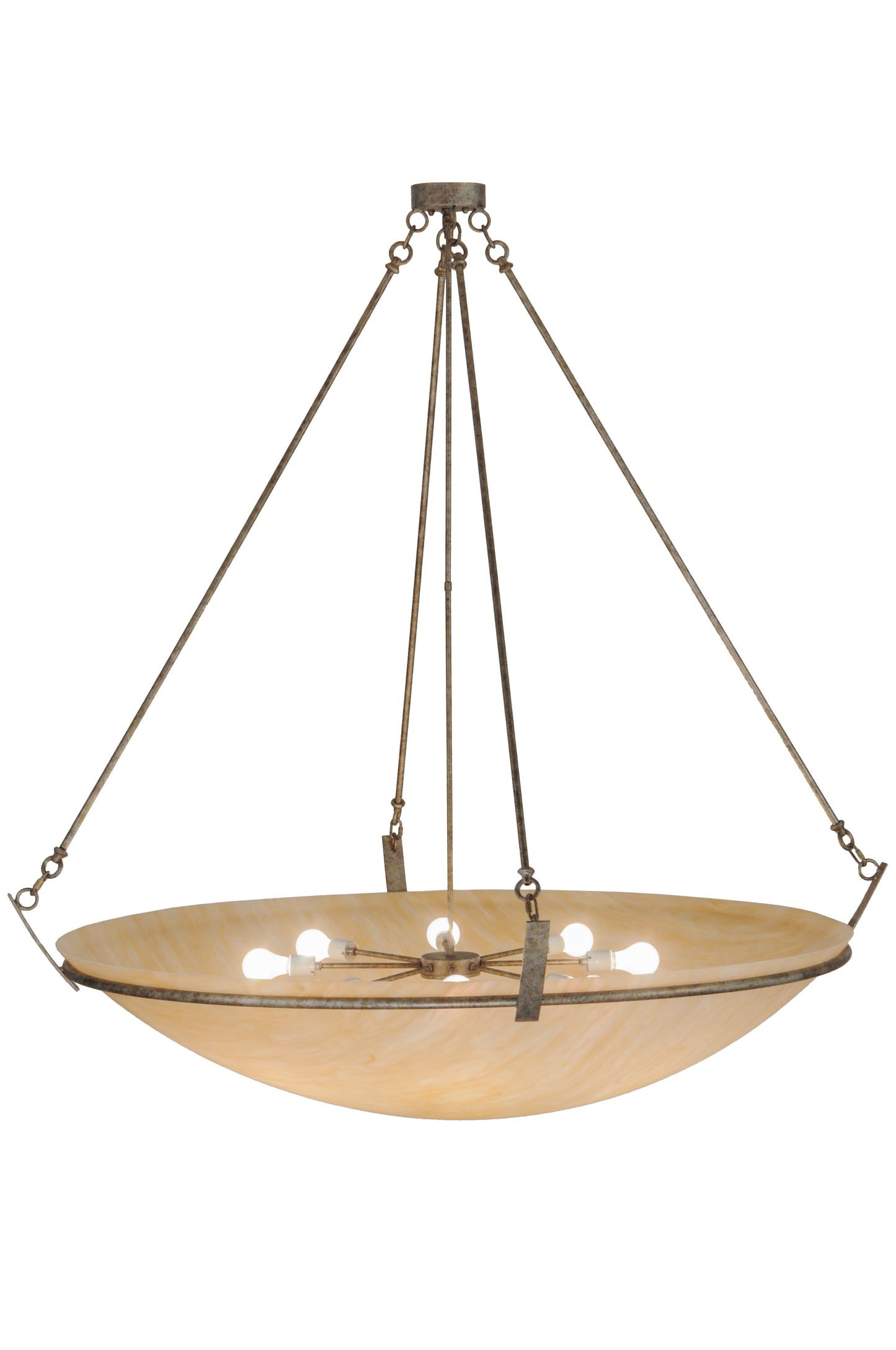 60" Covina LED Inverted Pendant by 2nd Ave Lighting