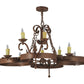 60" Andorra 12-Light Chandelier by 2nd Ave Lighting