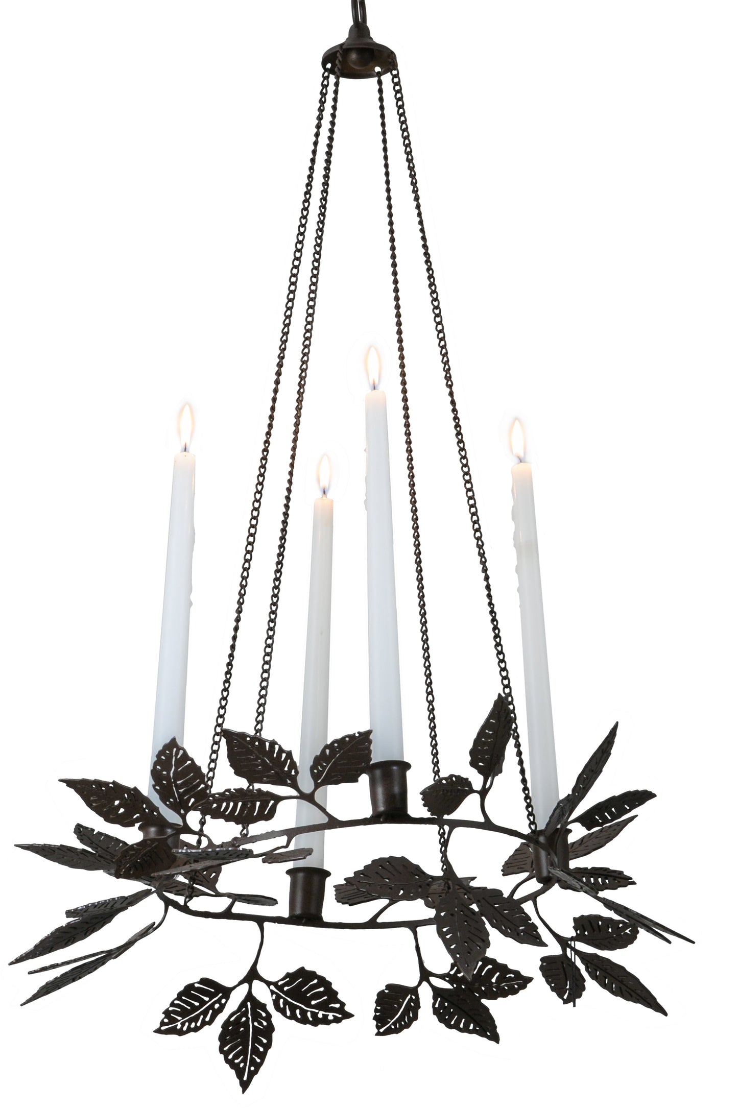 18" Autumn Crown 4 Candle Pendant by 2nd Ave Lighting