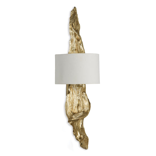 Regina Andrew Driftwood Sconce in Antique Gold Leaf