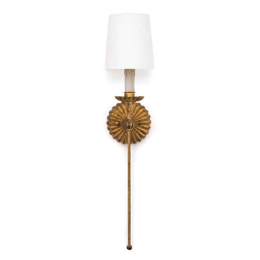 Regina Andrew Clove Sconce Single in Antique Gold Leaf