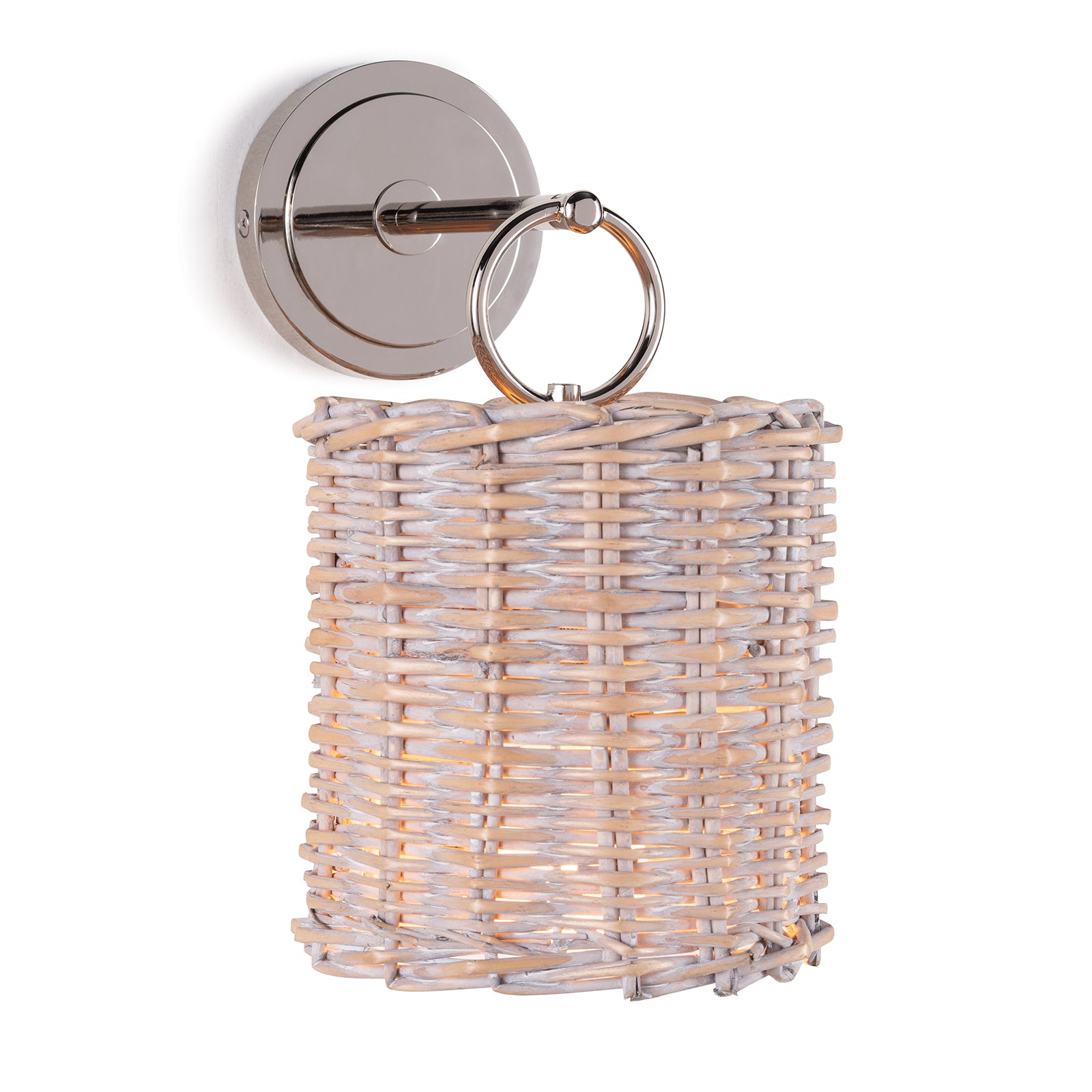 Regina Andrew Nantucket Sconce in Polished Nickel