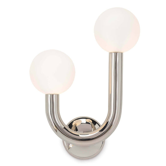 Regina Andrew Happy Sconce Left Side in Polished Nickel