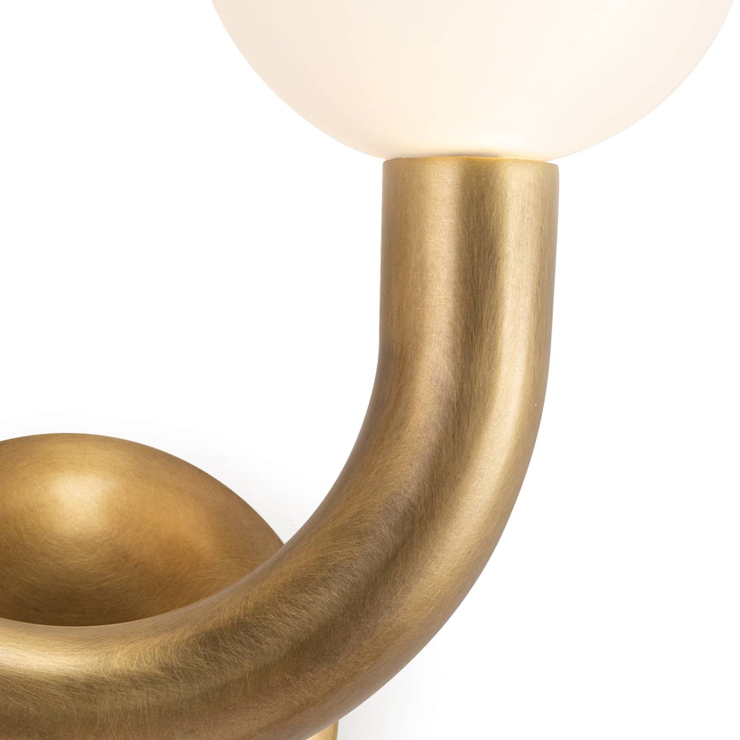 Regina Andrew Happy Sconce Right Side in Natural Brass