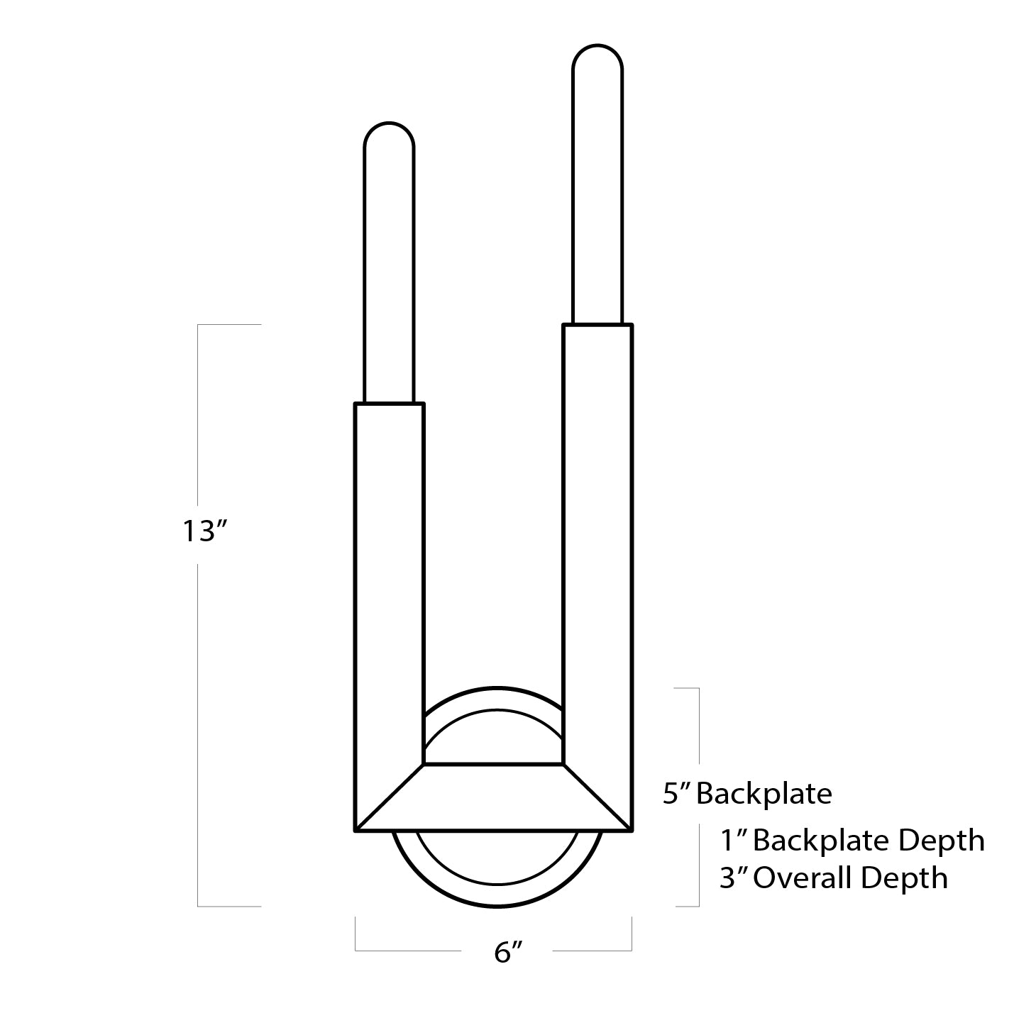 Regina Andrew Wolfe Sconce in Oil Rubbed Bronze