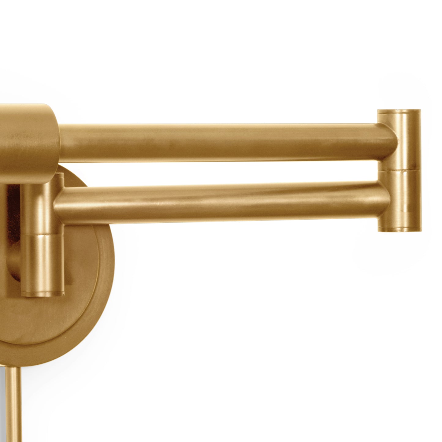 Regina Andrew Noble Swing Arm Task Sconce in Natural Brass