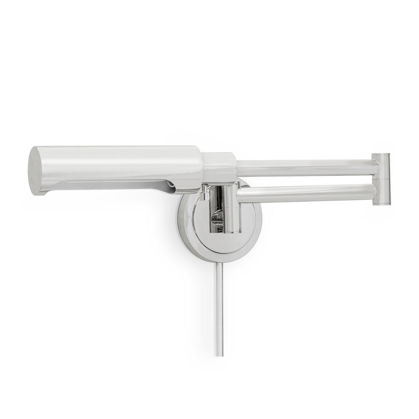 Regina Andrew Noble Swing Arm Task Sconce in Polished Nickel