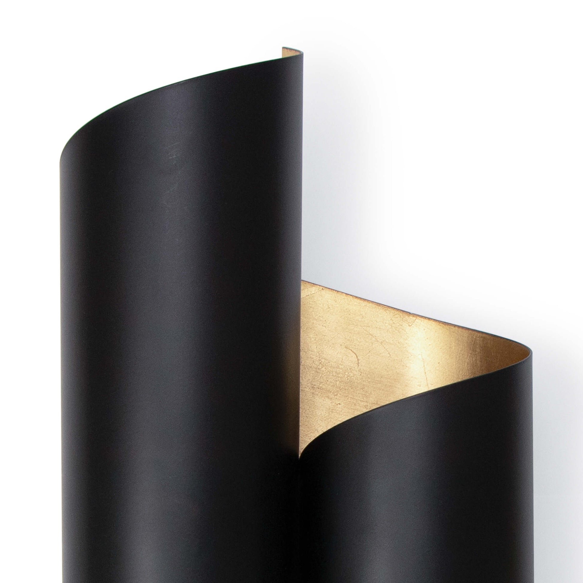 Regina Andrew Folio Sconce in Black and Gold