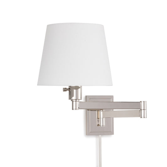 Regina Andrew Virtue Sconce in Polished Nickel