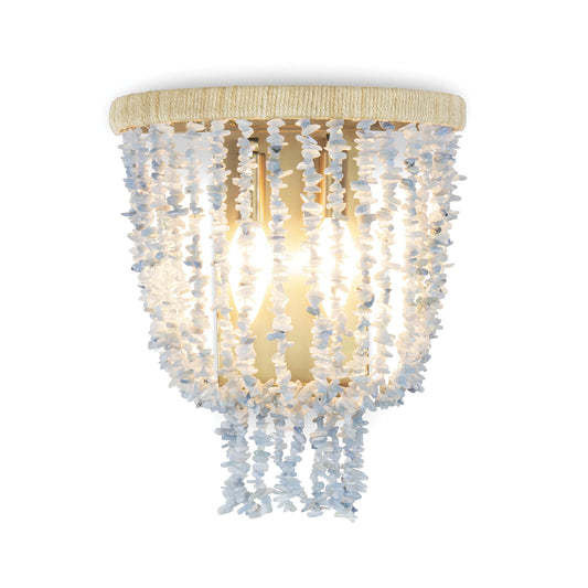 Regina Andrew Milos Sconce in Aquamarine