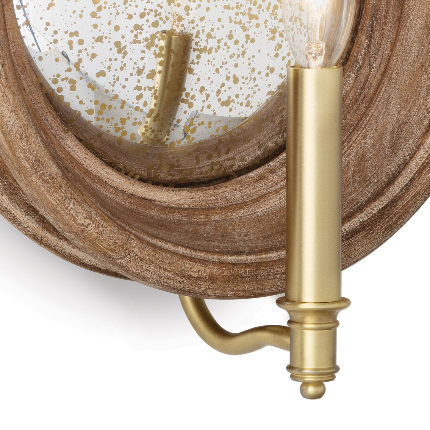 Southern Living Boundary Wood Sconce in Natural