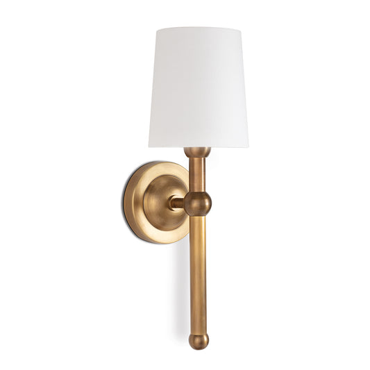 Regina Andrew Jameson Sconce in Natural Brass