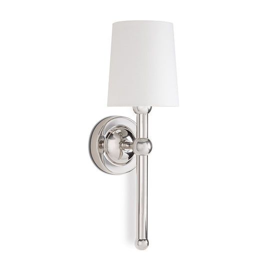 Regina Andrew Jameson Sconce in Polished Nickel