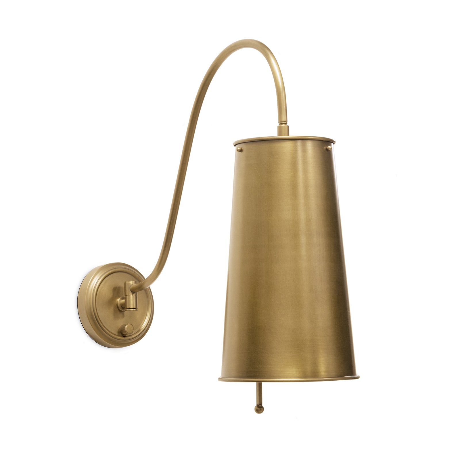 Southern Living Hattie Sconce in Natural Brass