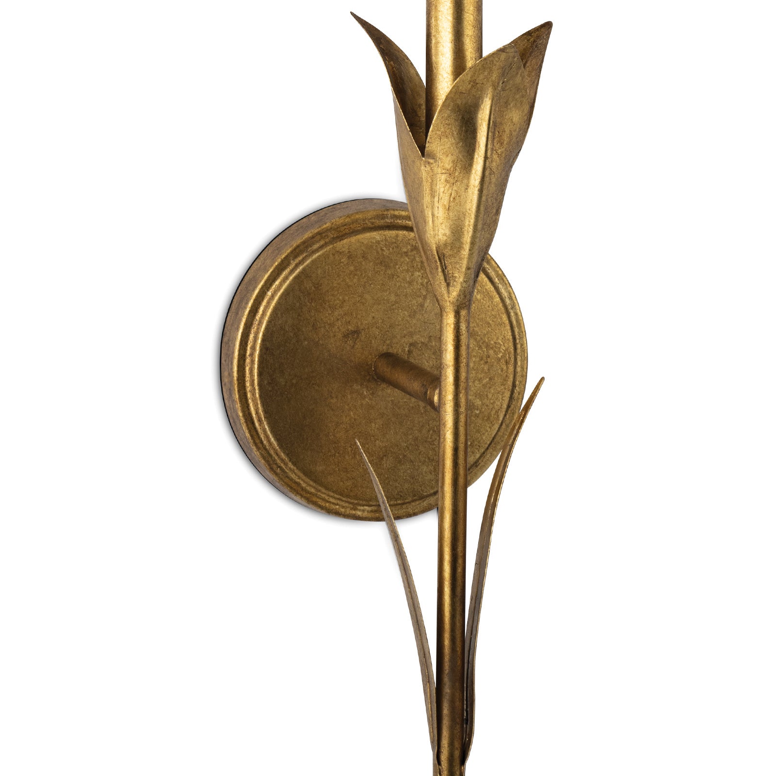 Regina Andrew River Reed Sconce Single in Antique Gold Leaf