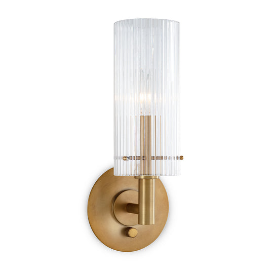 Regina Andrew Dixie Sconce in Natural Brass