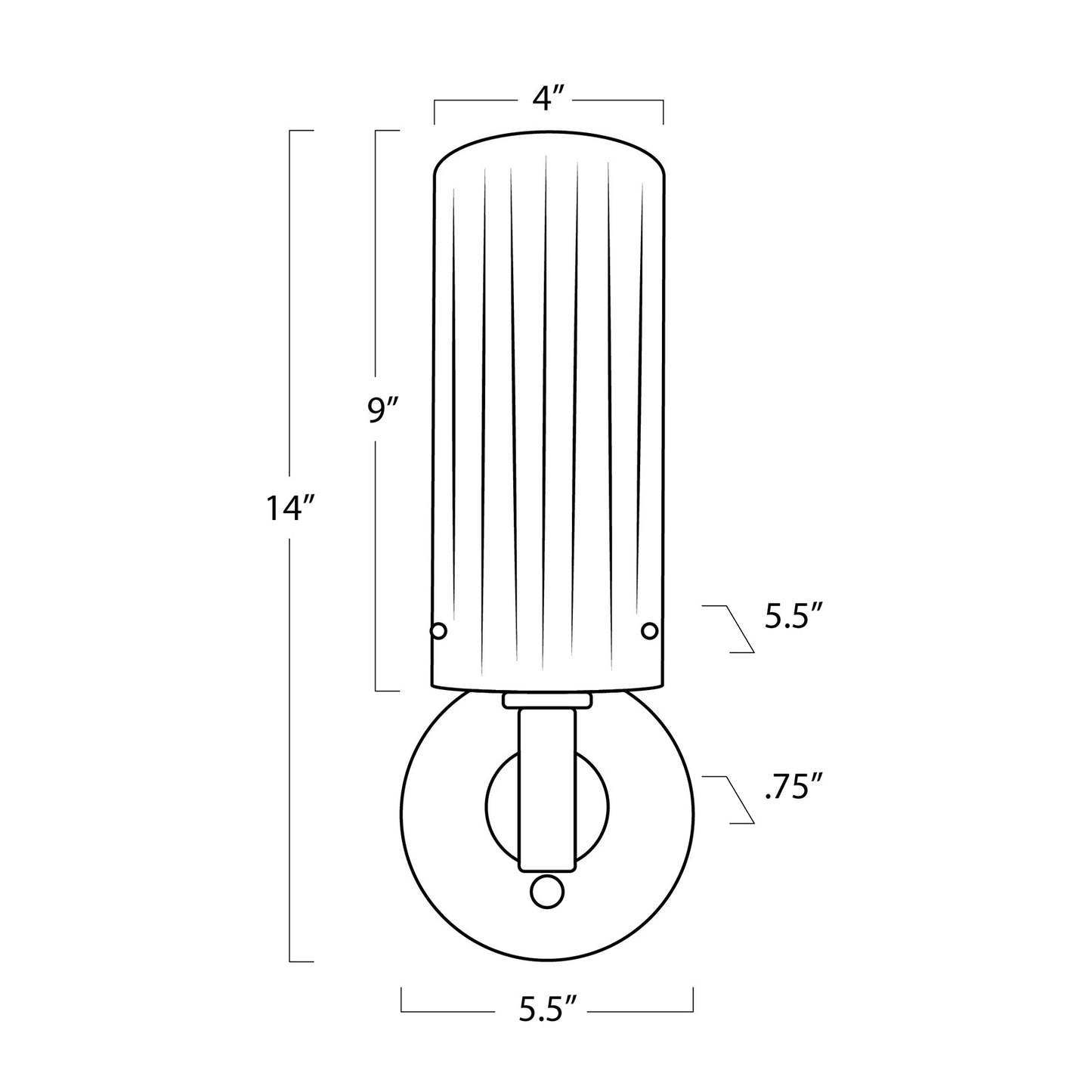 Regina Andrew Dixie Sconce in Oil Rubbed Bronze