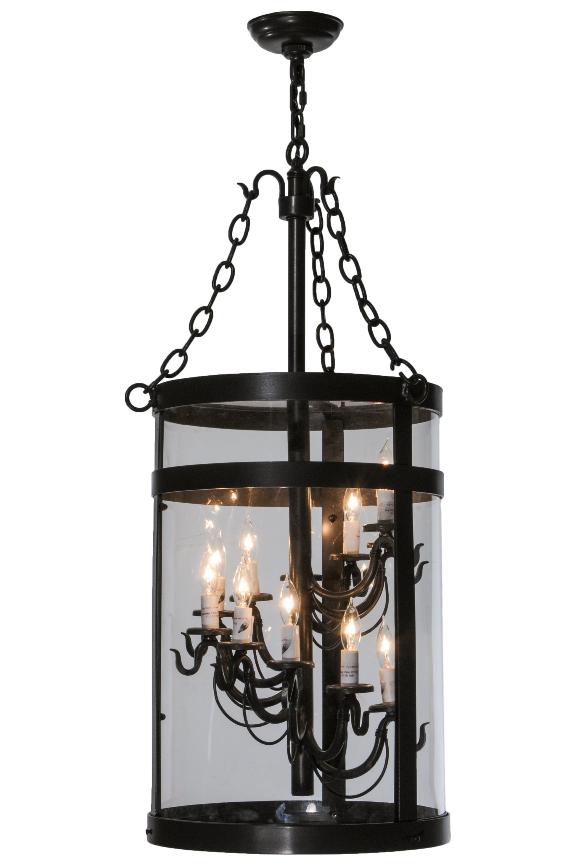 15" Cilindro Espiral LED Pendant by 2nd Ave Lighting