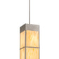 8" Square Kyoto Pendant by 2nd Ave Lighting