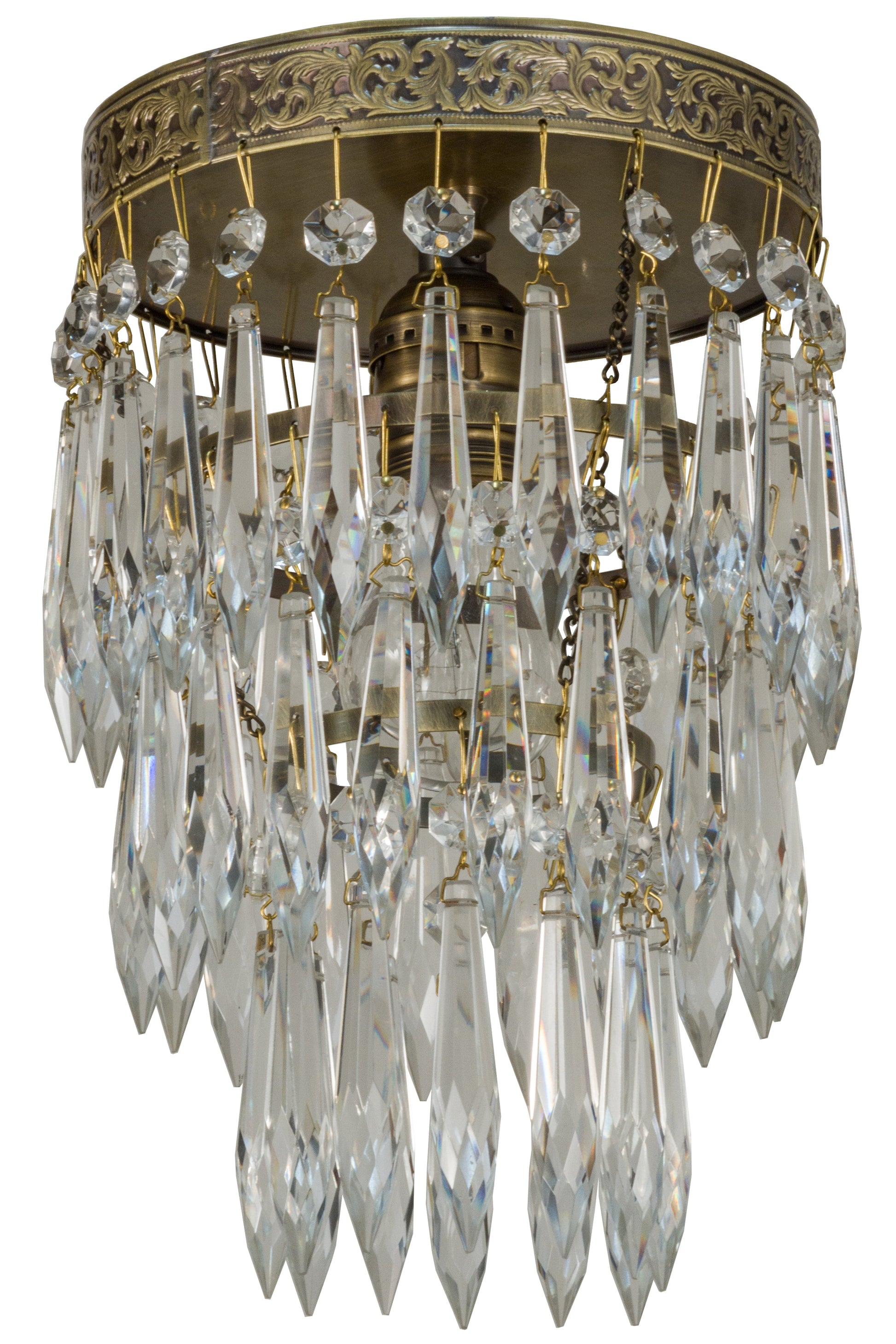 6" Finnimore Crystal Flushmount by 2nd Ave Lighting