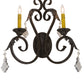 19" Josephine 2-Light Wall Sconce by 2nd Ave Lighting