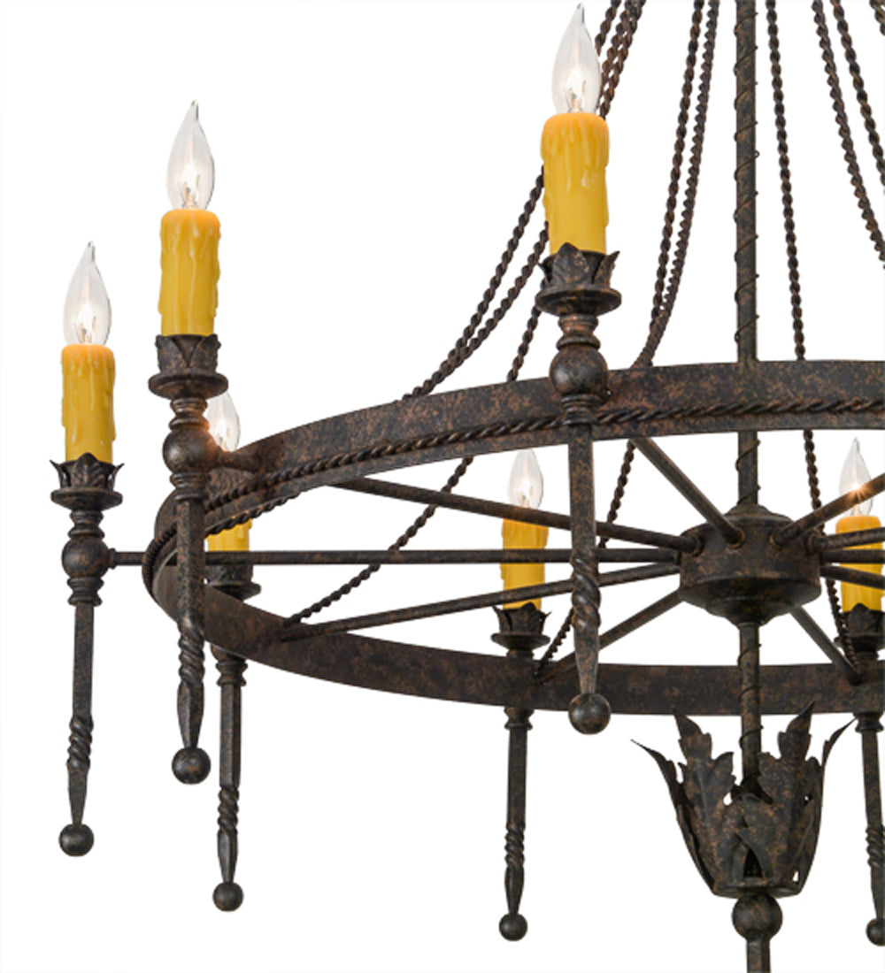 36" Amaury 10-Light Chandelier by 2nd Ave Lighting