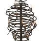 21" Cyclone 9-Light Chandelier by 2nd Ave Lighting
