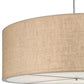 72" Cilindro Textrene Pendant by 2nd Ave Lighting