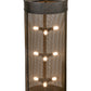 24" Cilindro Cage 9-Light Pendant by 2nd Ave Lighting