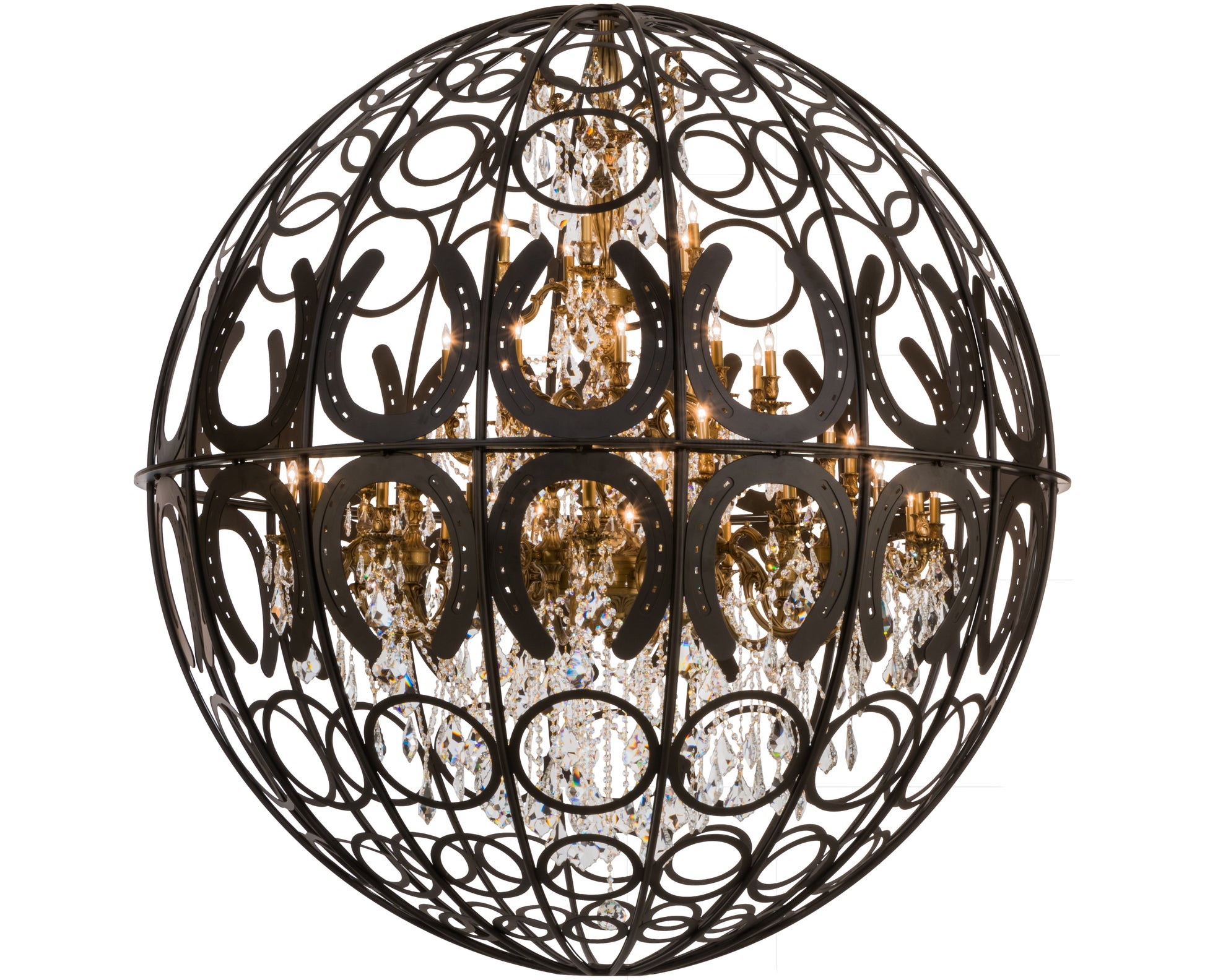 70" Equestriana Crystal Chandelier by 2nd Ave Lighting