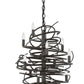 20" Cyclone 13-Light Chandelier by 2nd Ave Lighting