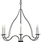 36" Polonaise 6-Light Chandelier by 2nd Ave Lighting