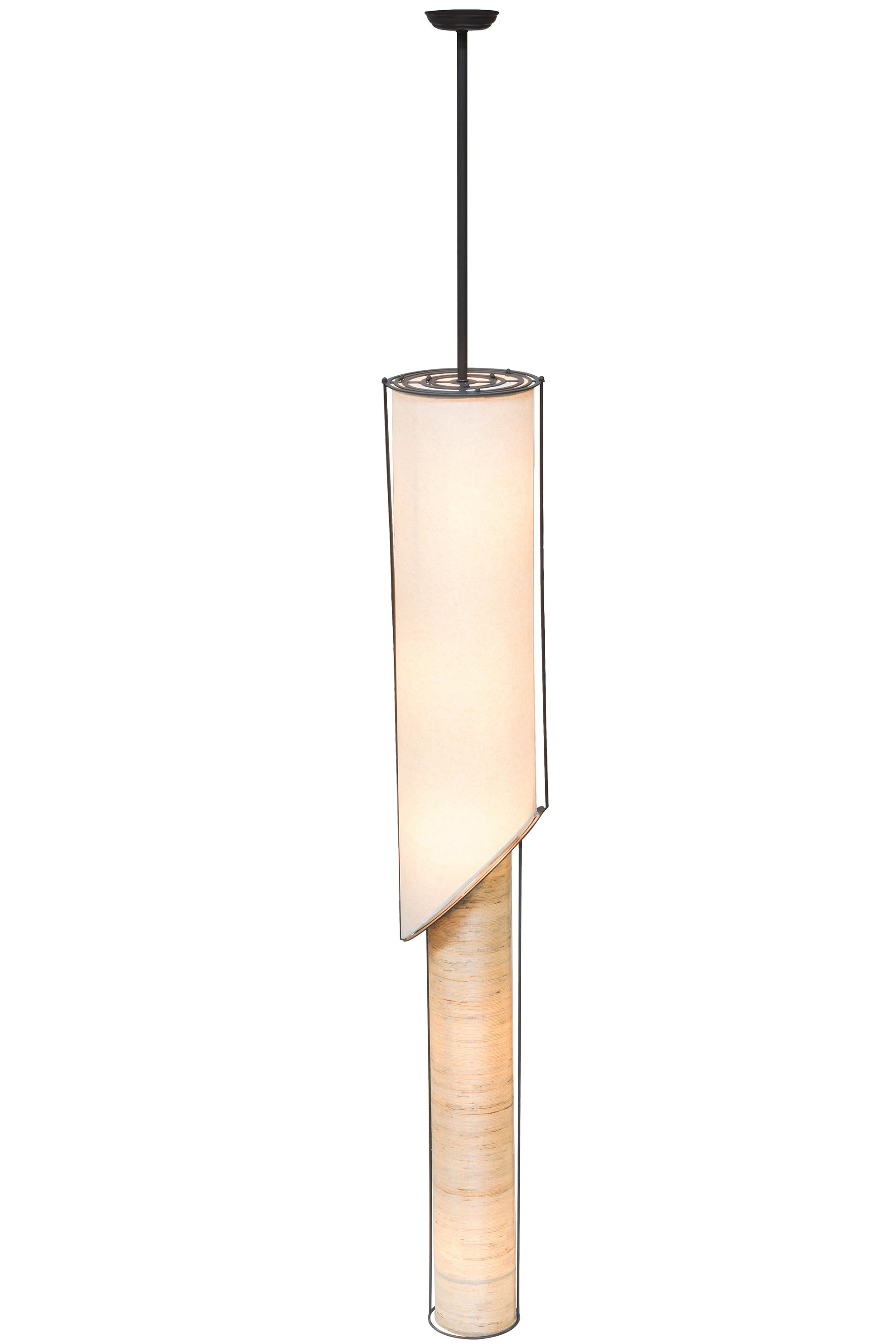 11" Cilindro Kiltered Pendant by 2nd Ave Lighting