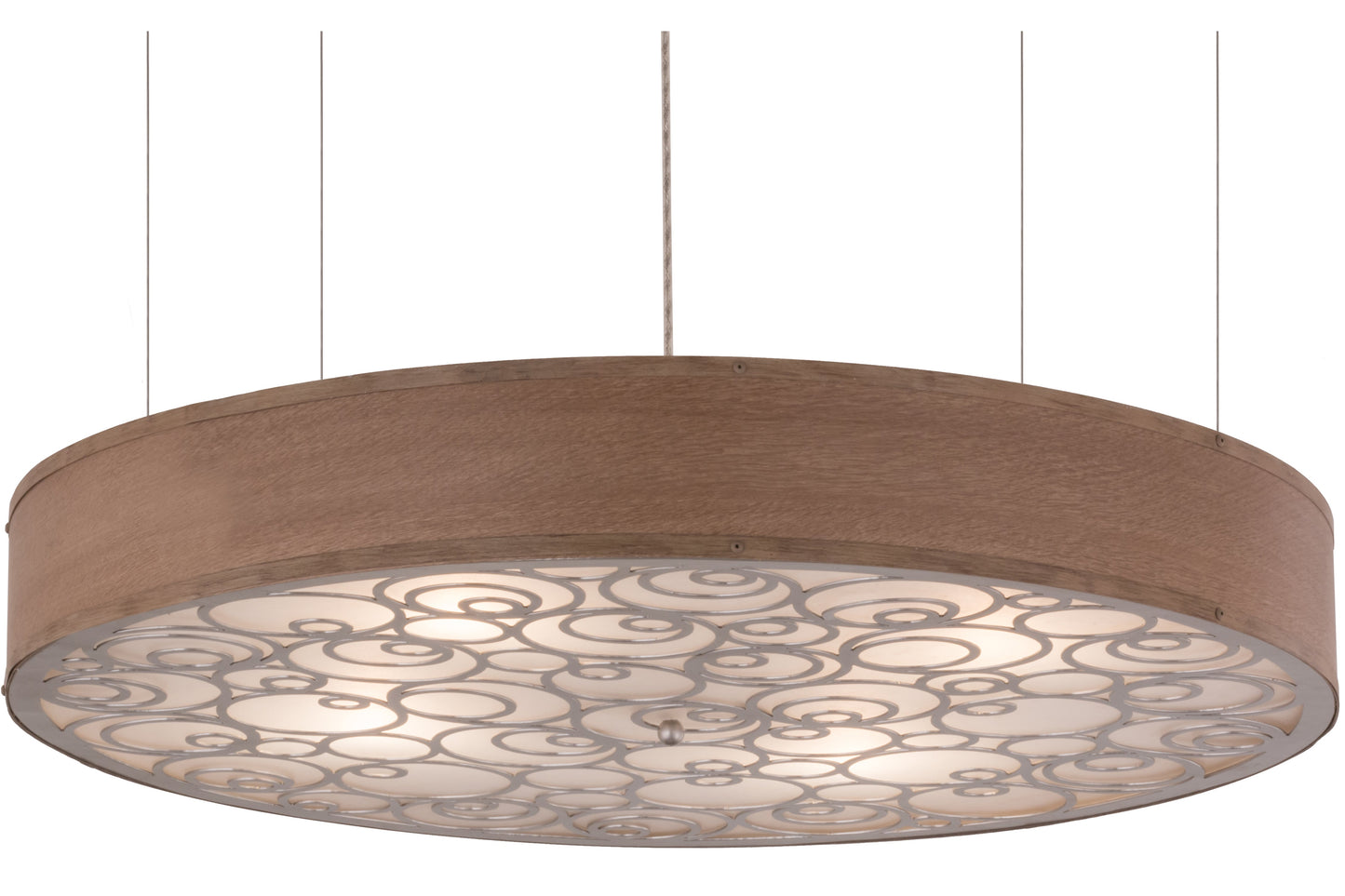36" Cilindro Spiral Pendant by 2nd Ave Lighting