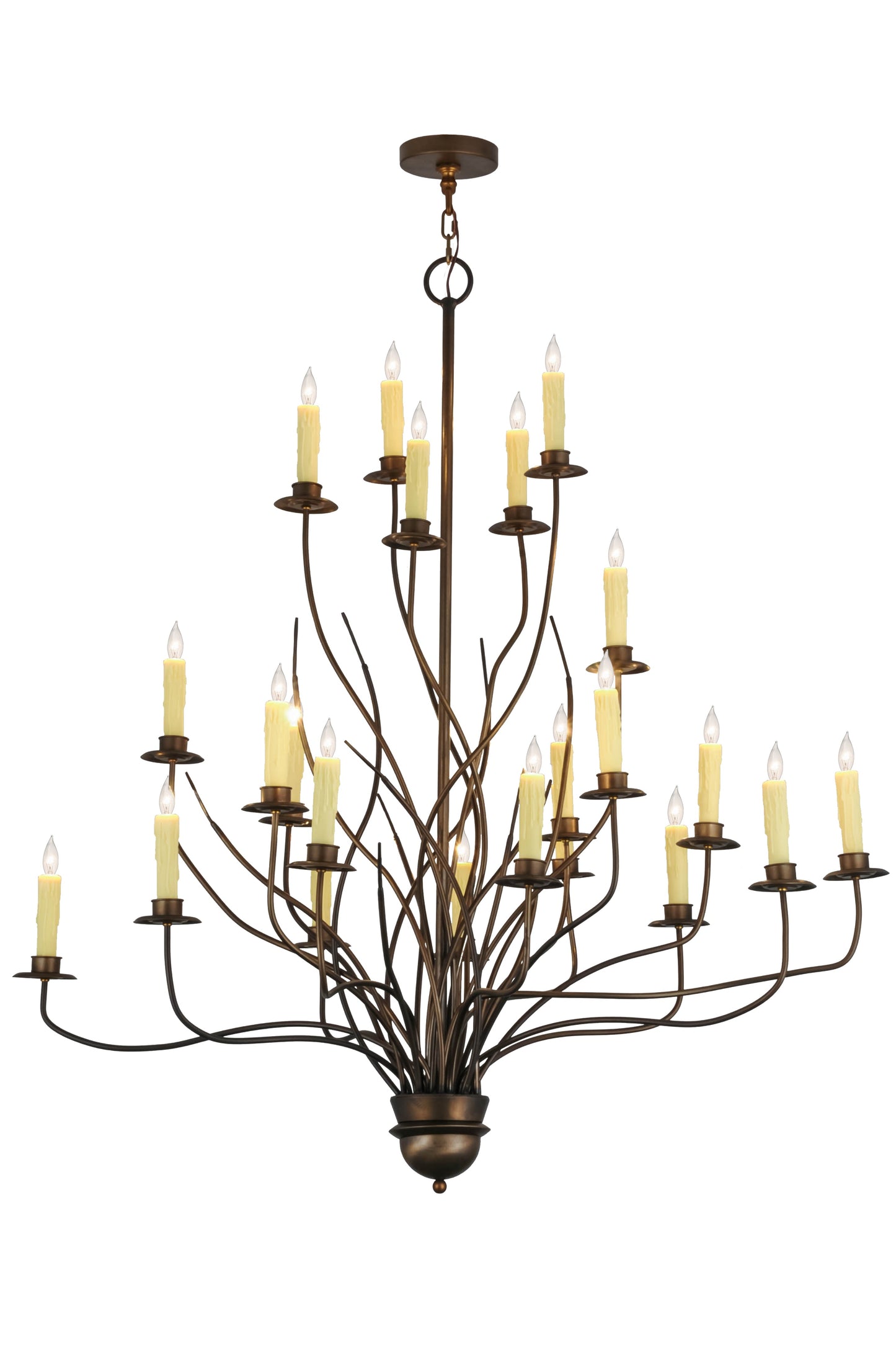 54" Sycamore 22-Light Chandelier by 2nd Ave Lighting