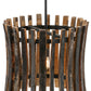 24" Barrel Stave Madera Pendant by 2nd Ave Lighting