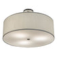 24" Cilindro Textrene Pendant by 2nd Ave Lighting