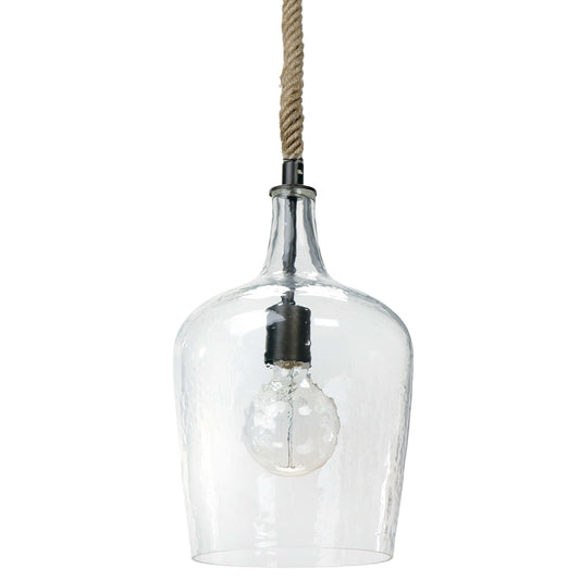 Regina Andrew Hammered Glass Pendant